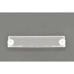 N°44 Plexi RENZ 107x25mm avec 2 vis