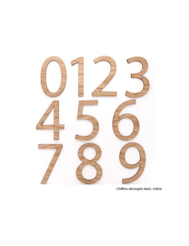 Chiffre de 0-9 à la pièce(s)