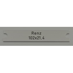 Renz Aluminium 102x21.4mm