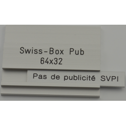 Swissbox pub 64x32mm complet