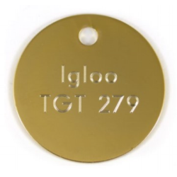 Médaille dorée de 26mm